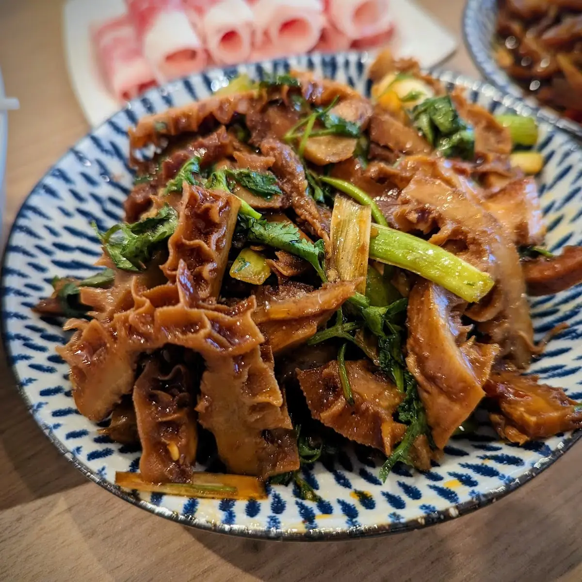 麻辣牛肚 spicy beef tripe